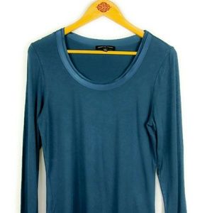 Adrienne Vittadini Sea Blue Top
